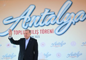 Cumhurbaşkanı Erdoğan, Antalya’dan seslendi : her hâl ve şart altında vatandaşlarımızı yalnız bırakmıyoruz.
